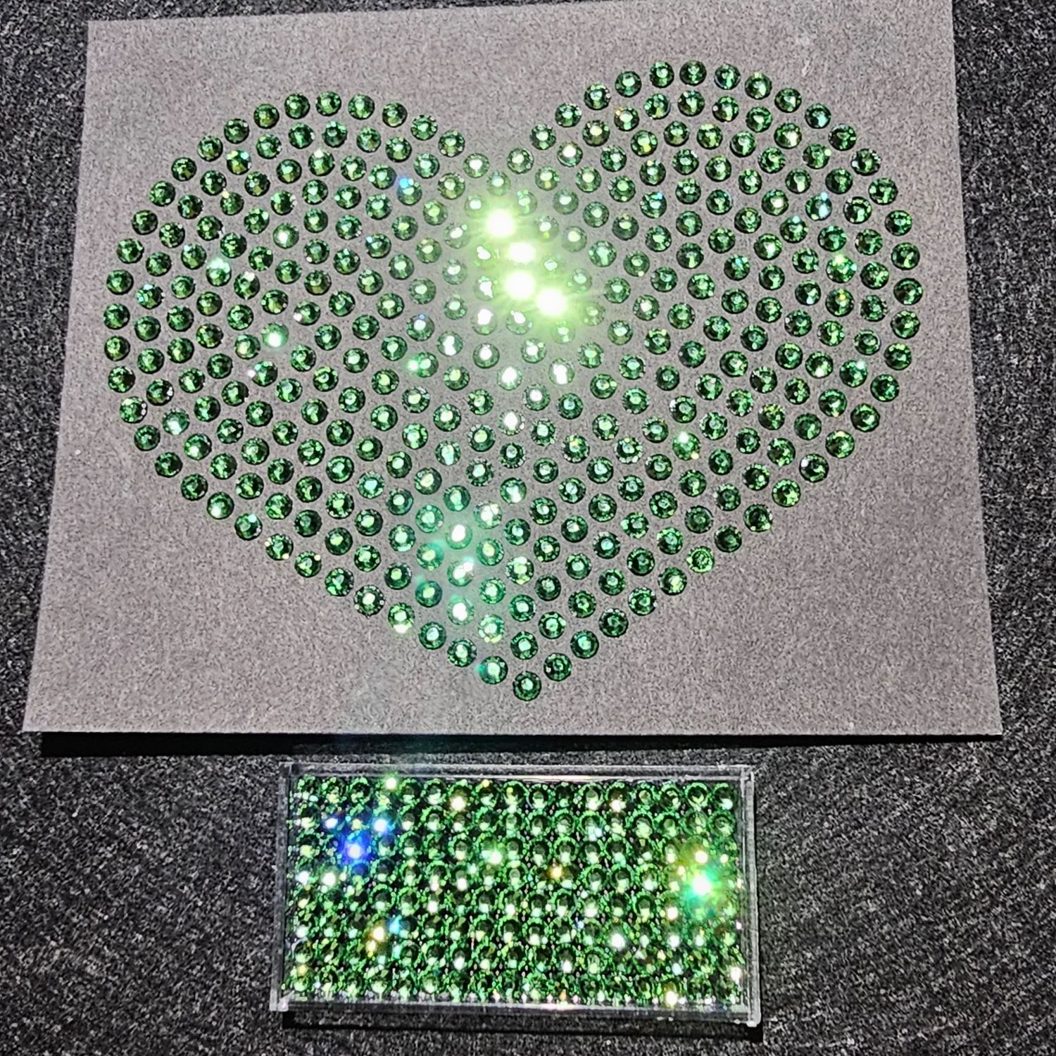 250 Gross Hotfix ICY Moss Rhinestones
