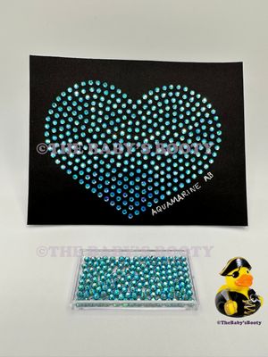 250 Gross Hotfix Aquamarine AB Rhinestones