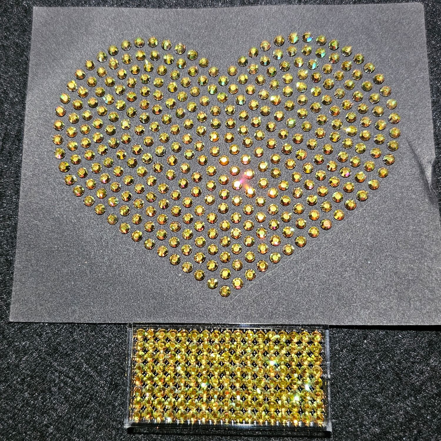 250 Gross Hotfix ICY Sphene Rhinestones