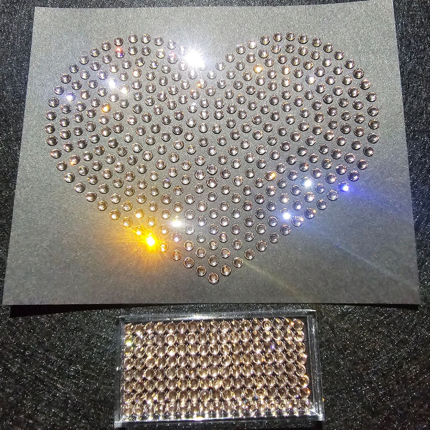 250 Gross Hotfix ICY Apricot Rhinestones