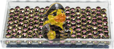 250 Gross Metalites Gold Rose Hotfix Rhinestones