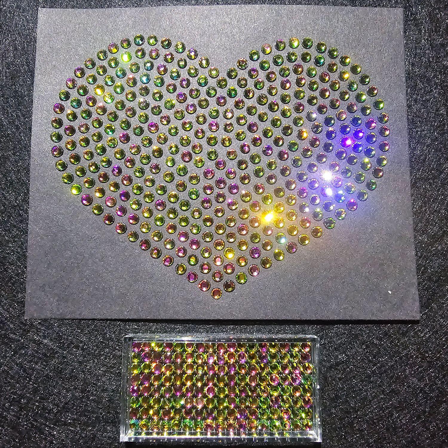 250 Gross Hotfix ICY Prism Rhinestones