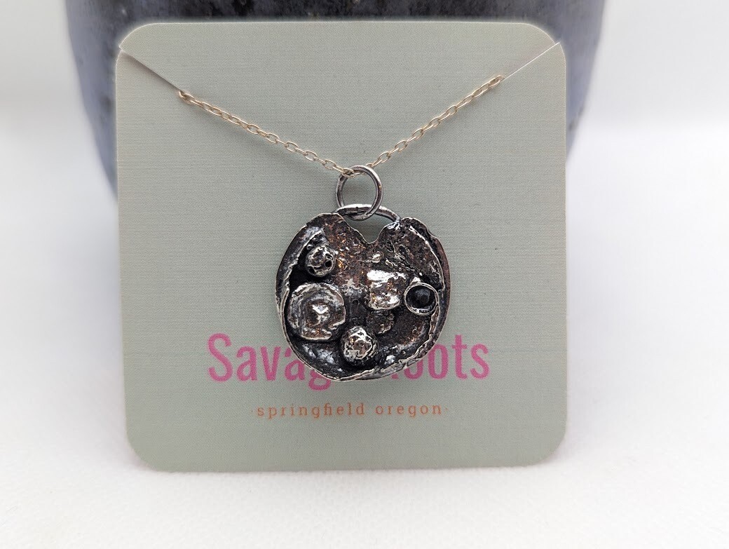 Savage Roots Nova Necklace in Recycled Sterling Silver