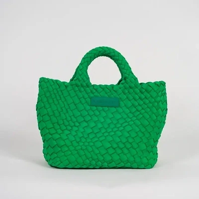 Parker & Hyde Mini Woven Tote in Kelly Green
