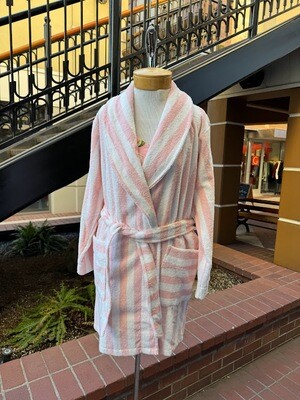 PJ Salvage Resort Essentials Robe in Pink Rose
