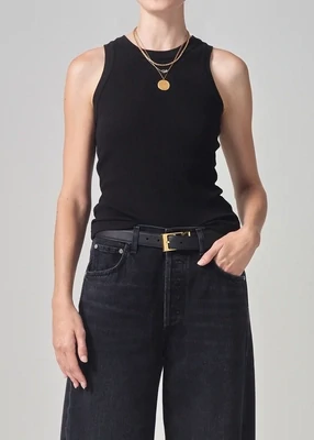 Citizens of Humanity Isabel Rib Tank in Black
