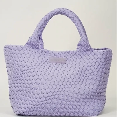 Parker & Hyde Woven Tote in Lilac