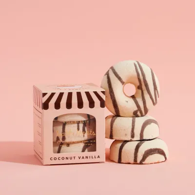 NCLA Beauty Coconut Vanilla Bath Treats (3pc Bath Bomb Set)