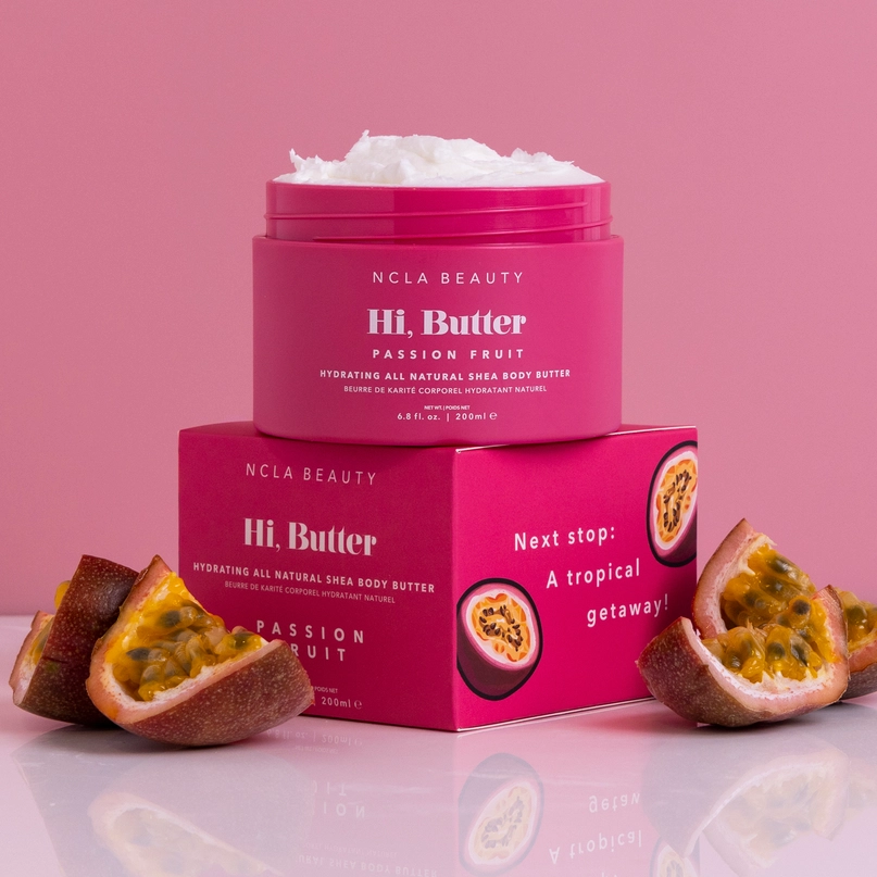 NCLA Beauty Hi, Butter All Natural Shea Body Butter in Passion Fruit