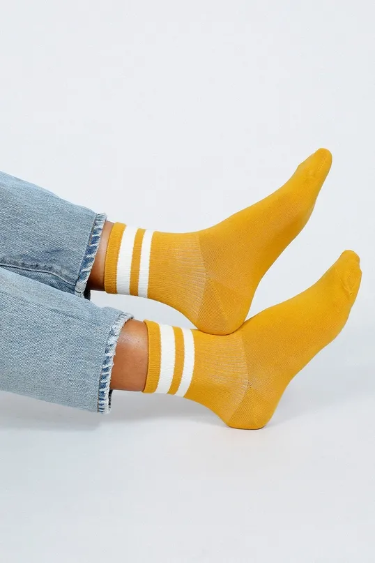 Tailored Union Jouer Ankle Sock in Gold