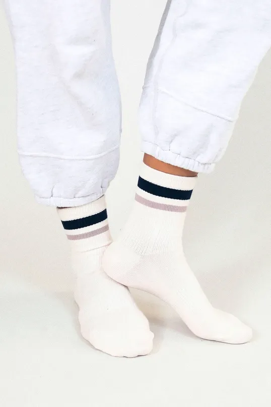 Tailored Union Jouer Ankle Sock in Pearl