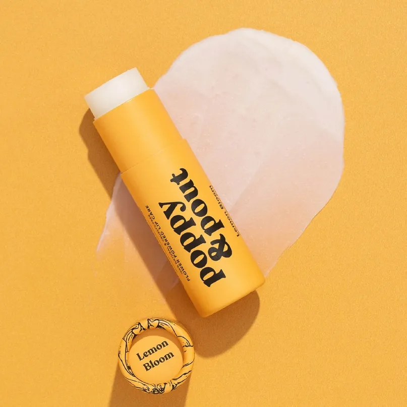 Poppy & Pout Lip Balm in Lemon Bloom