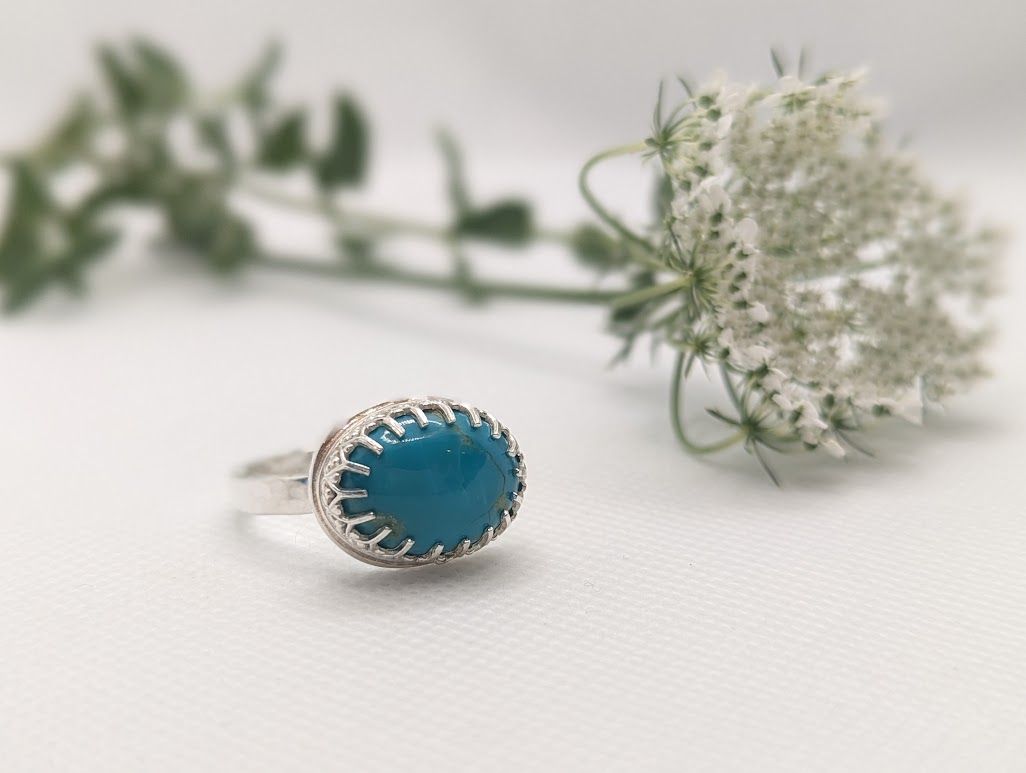 Savage Roots Oakley Ring in Turquoise