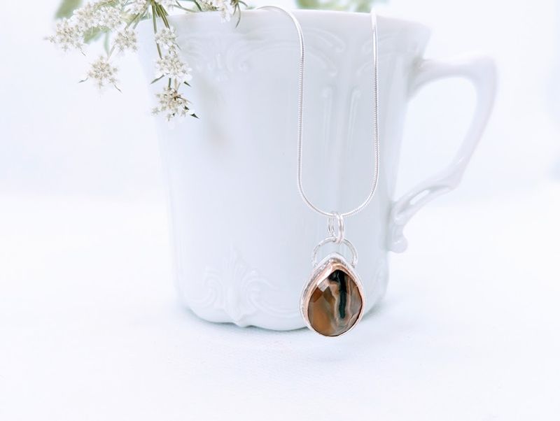 Savage Roots Marin Necklace in Garden Quartz Savage Roots Marin Necklace in Garden Quartz