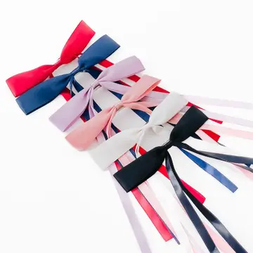 Pretty Simple Dahlia Dainty Hair Bow Clip in Light Pink