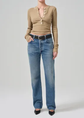 Citizens of Humanity Baretta Relaxed Straight Jeans in Babylonia