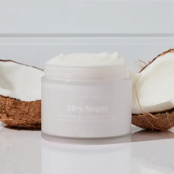 NCLA Beauty Hey, Sugar All Natural Body Scrub in Coconut Vanilla