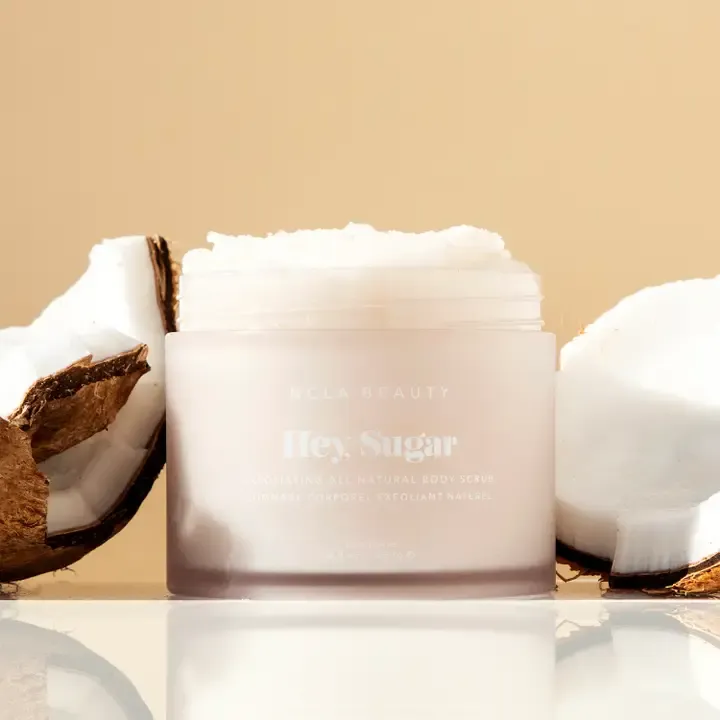 NCLA Beauty Hey, Sugar All Natural Body Scrub in Coconut Vanilla