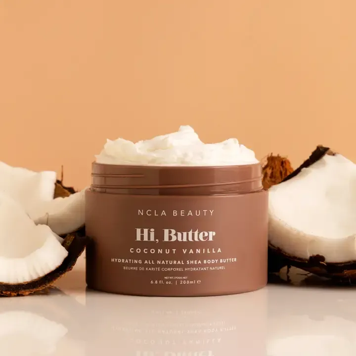 NCLA Beauty Hi, Butter All Natural Shea Body Butter in Coconut Vanilla