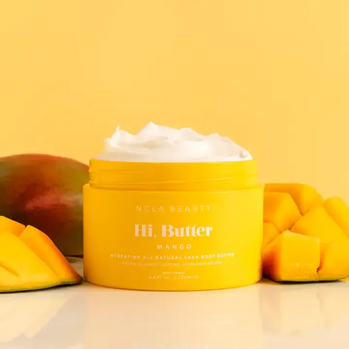 NCLA Beauty Hi, Butter All Natural Shea Body Butter in Mango