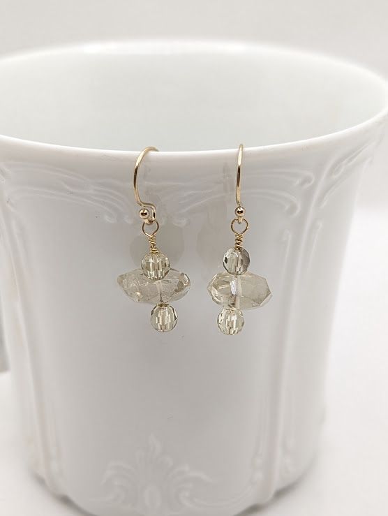 Perle Earrings in 14K Gold Fill & Citrine - #13