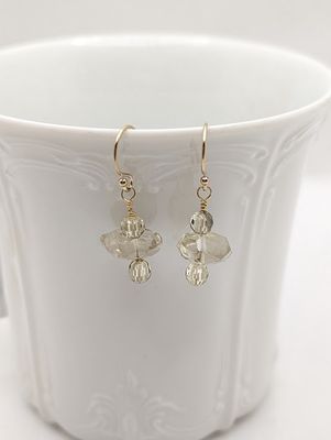 Perle Earrings in 14K Gold Fill & Citrine - #13 Perle Earrings in 14K Gold Fill & Citrine - #13