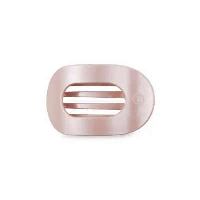 Teleties Small Round Flat Hair Clip in Pearly Pink Teleties Small Round Flat Hair Clip in Pearly Pink