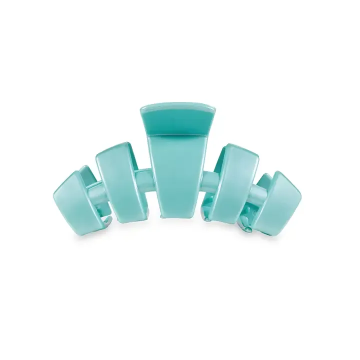 Teleties Small Classic Hair Clip in Totally Turquoise