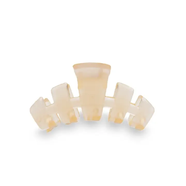 Teleties Tiny Classic Hair Clip in Almond Beige