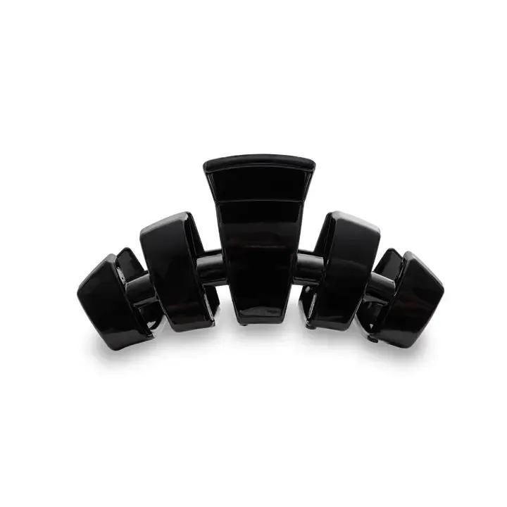 Teleties Medium Classic Hair Clip in Jet Black