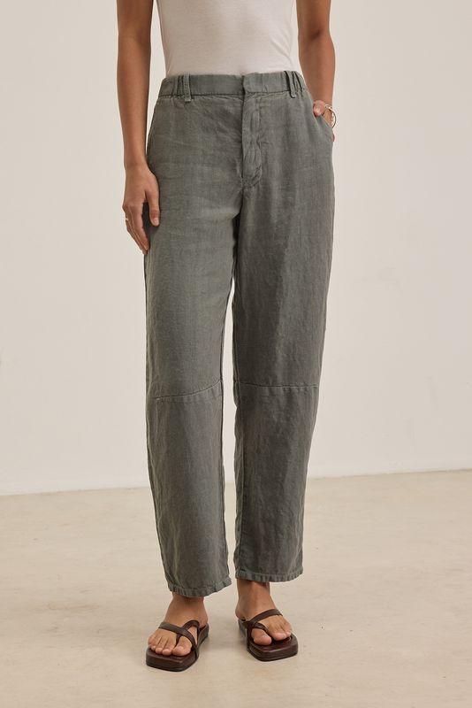 Velvet Taylor Heavy Linen Pant in Graphite Velvet Taylor Heavy Linen Pant in Graphite