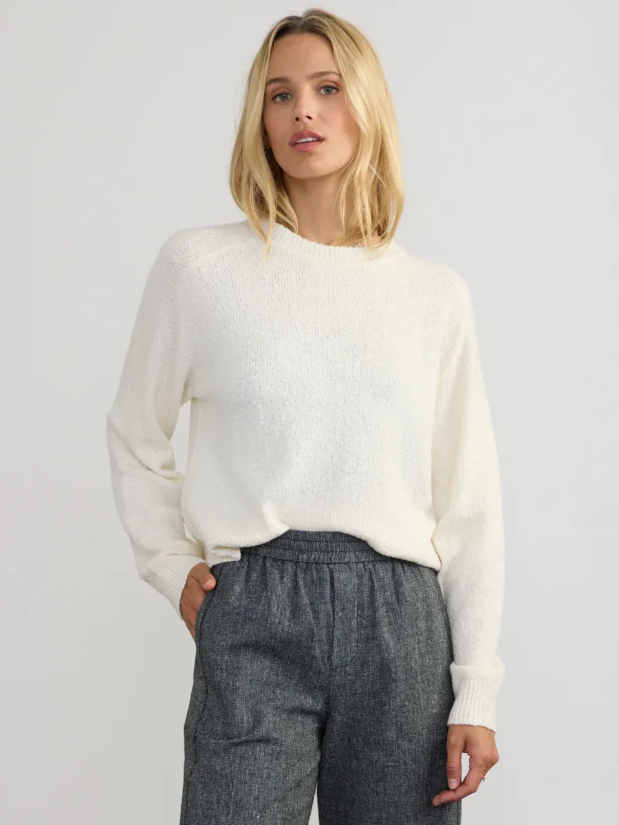 Margaret O'Leary Lola Pullover in Ivory