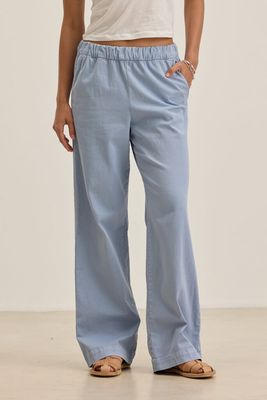 Velvet Naya Stretch Cotton Twill Pant in Blue Haze Velvet Naya Stretch Cotton Twill Pant in Blue Haze
