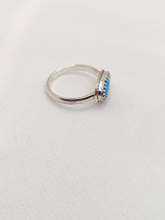 Savage Roots Dax Ring in Turquoise & Sterling Silver