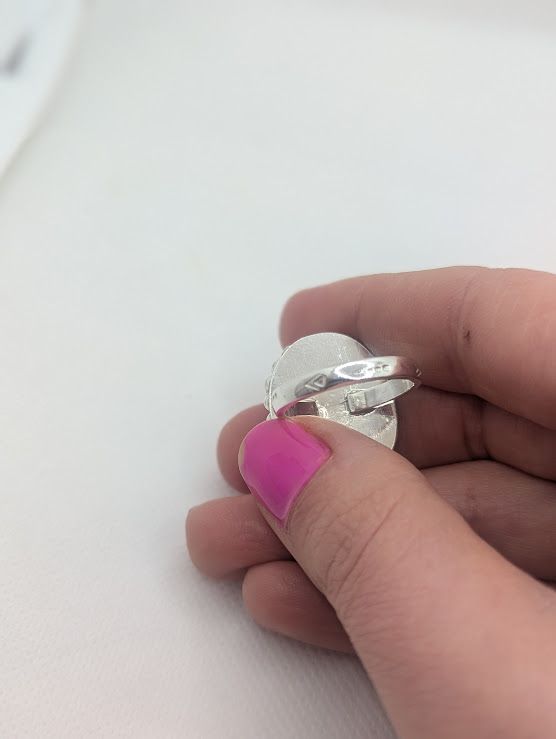 Savage Roots Moana Ring in Larimar & Sterling Silver