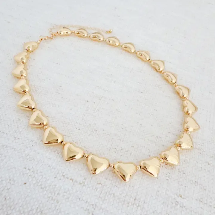 Ellison + Young Oh Lovely Heart Necklace in Gold