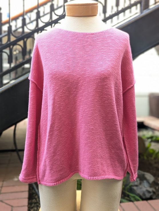 Avalin 3/4 Scoop Neck Sweater in Lipstick Avalin 3/4 Scoop Neck Sweater in Lipstick