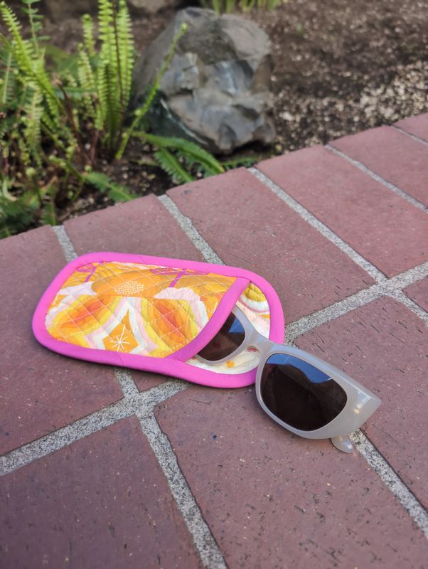 Collins Collective Frankie Handmade Sunglasses Case in Fruit Punch