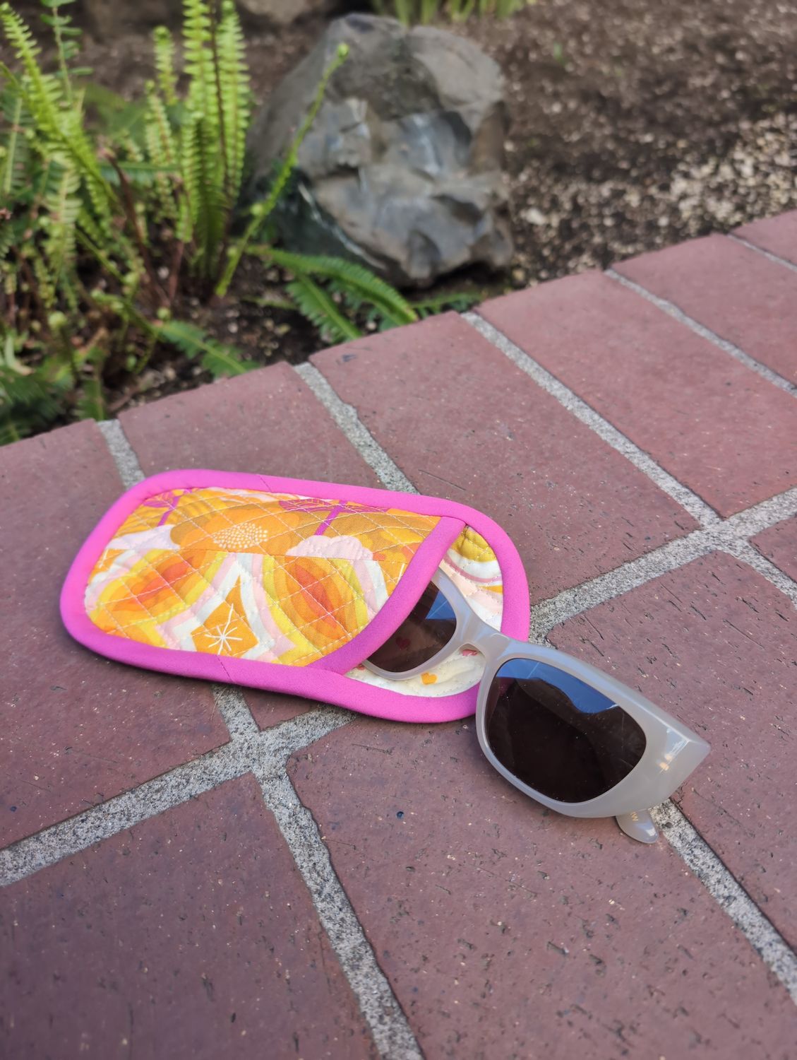 Collins Collective Frankie Handmade Sunglasses Case in Fruit Punch