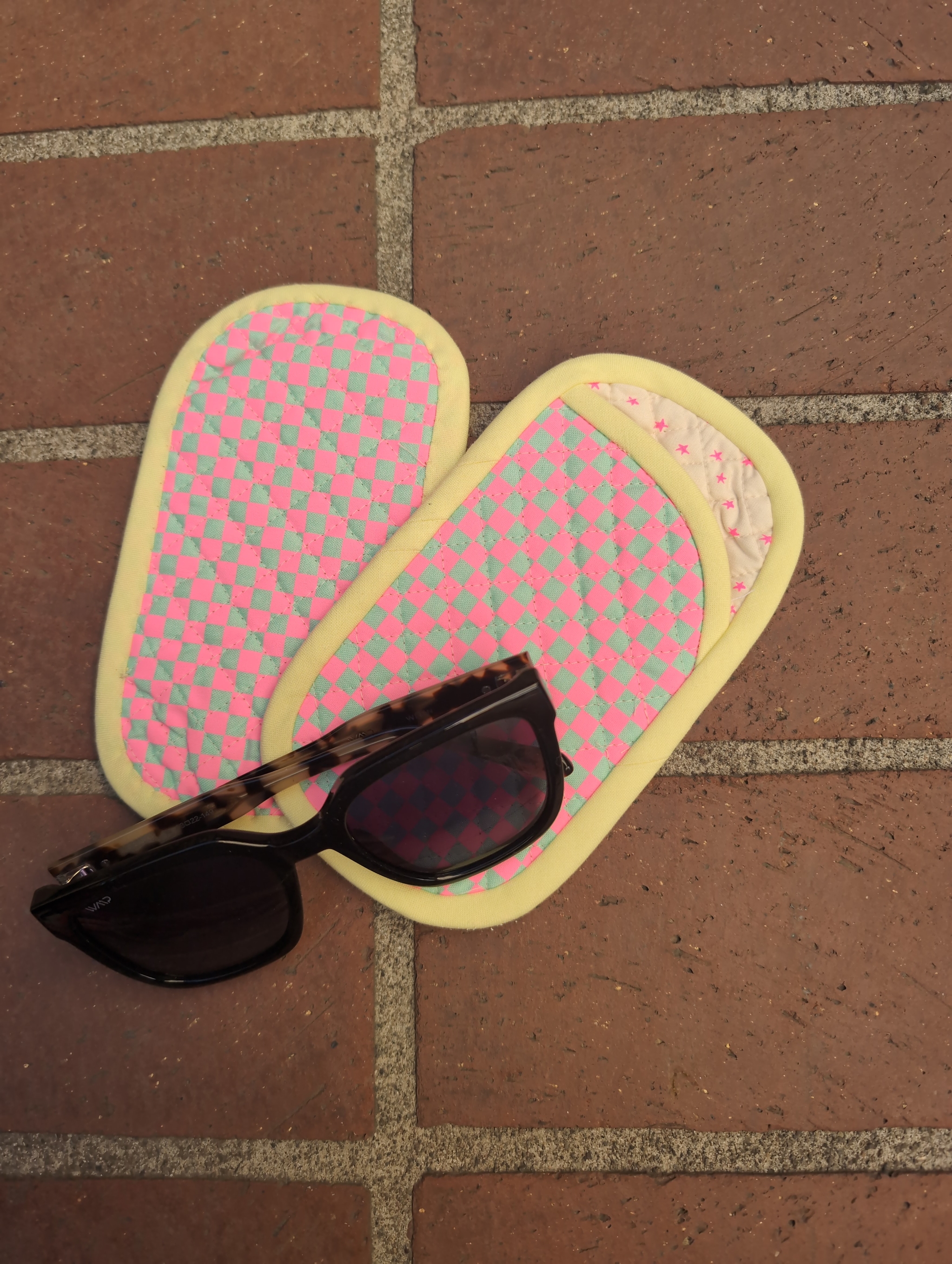 Collins Collective Frankie Handmade Sunglasses Case in Pink Lemonade
