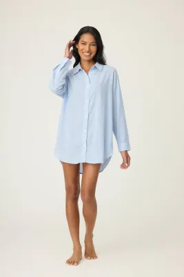 PJ Salvage Dainty Daisy Long Sleeve Night Shirt PJ Salvage Dainty Daisy Long Sleeve Night Shirt