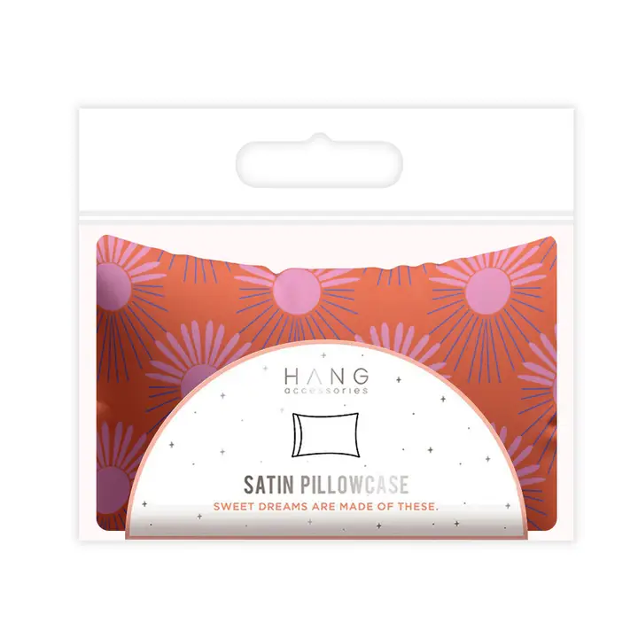 Hang Accessories Satin Pillowcase in Burning Sun