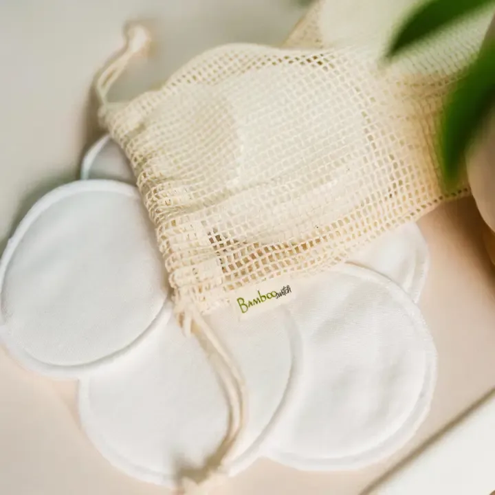 Bamboo Switch Reusable Bamboo Facial Rounds - Set of 20 in Natural