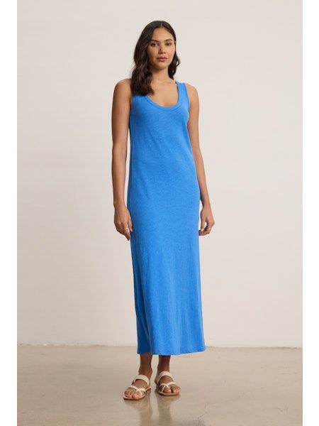 Velvet Camila Originals Maxi Tank Dress in Lapis