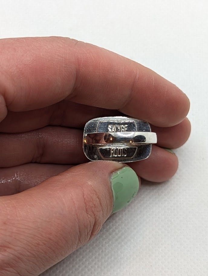 Savage Roots Louise Ring in Green Opal