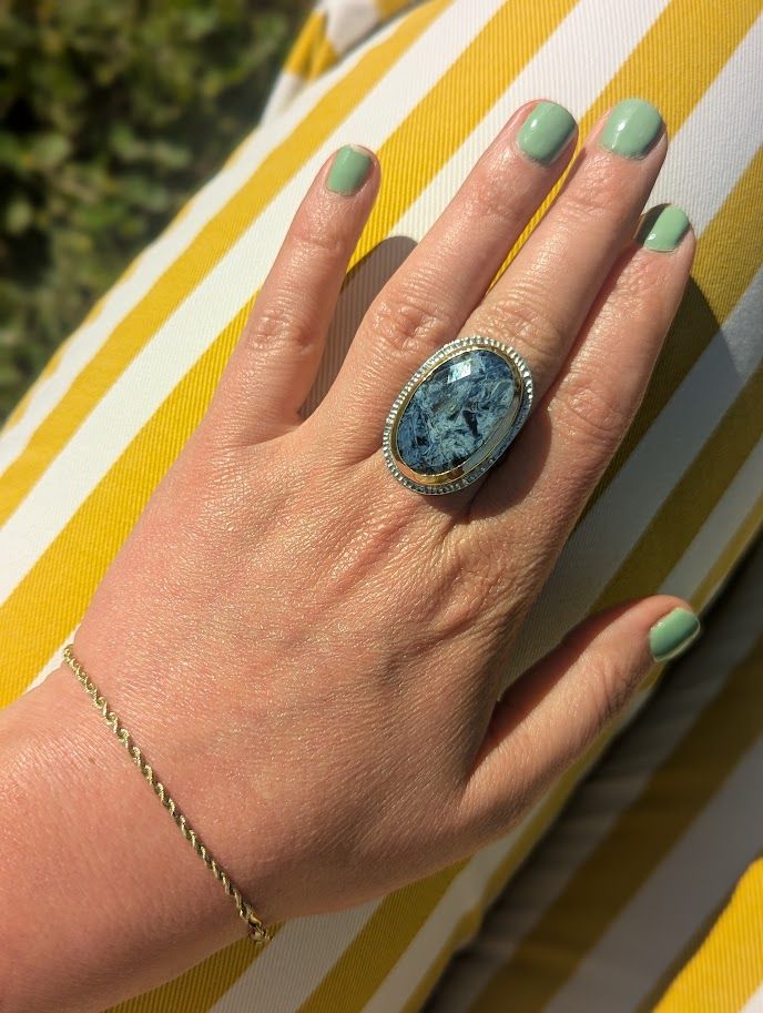 Savage Roots Delfine Ring in Pieteriste