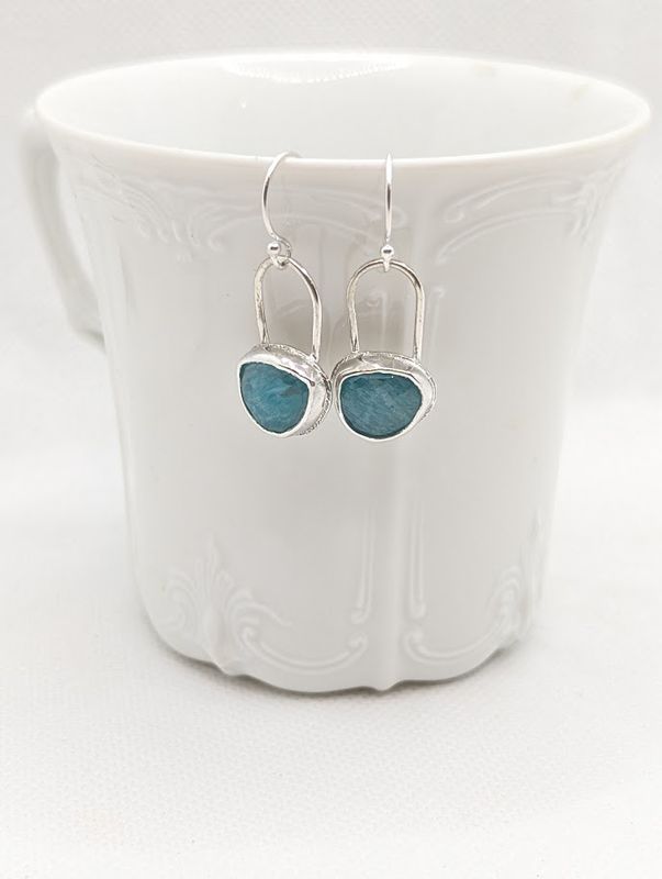 Savage Roots Charlotte Earrings in Amazonite