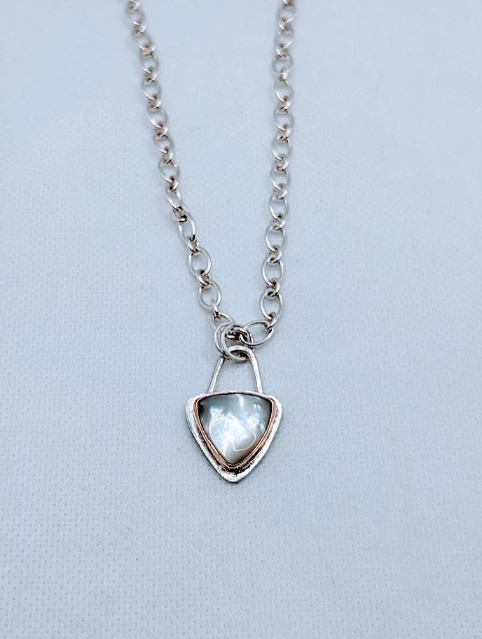 Savage Roots Jocelyn Necklace in Mother of Pearl