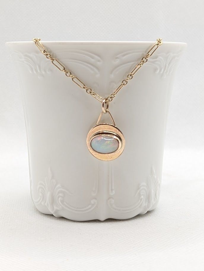 Savage Roots Gracie Necklace in Ethiopian Opal