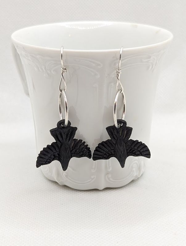 Savage Roots Rio Earrings in Carved Buffalo Horn